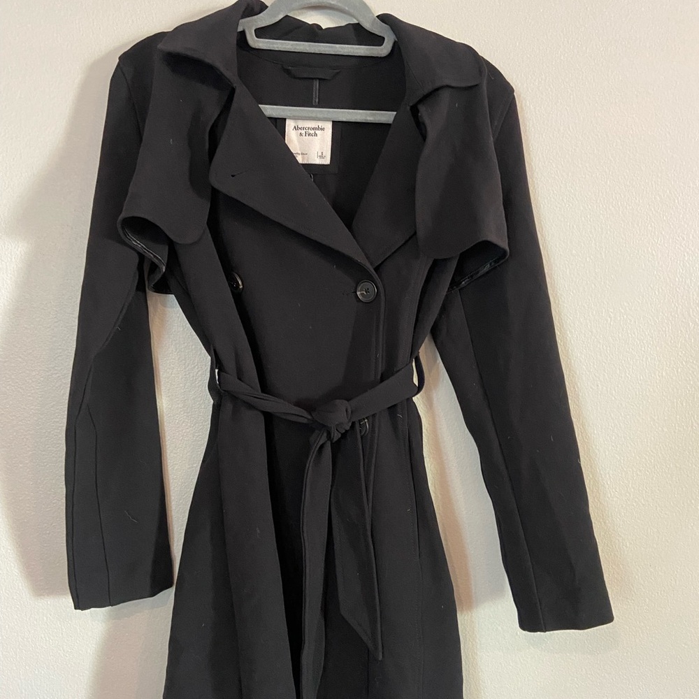 Black Women's Trench Coat